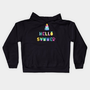 hello summer Kids Hoodie